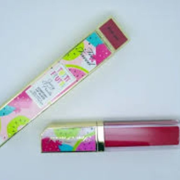 Too Faced Tutti Frutti Juicy Fruits Comfort Lip Gloss NWT in Ruby Ripe - Picture 3 of 8
